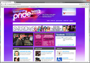 Gay Pride Homepages
