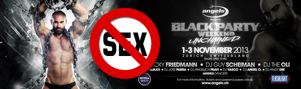 Black Party: Doch kein Sex :-(
