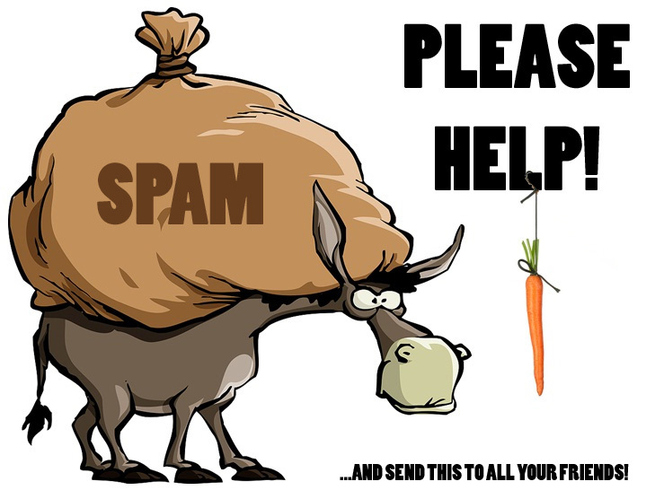 SPAM - oder wer hilft dem armen Esel?