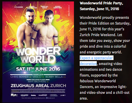 Zurich Pride - Teamplay mit Ausschluss